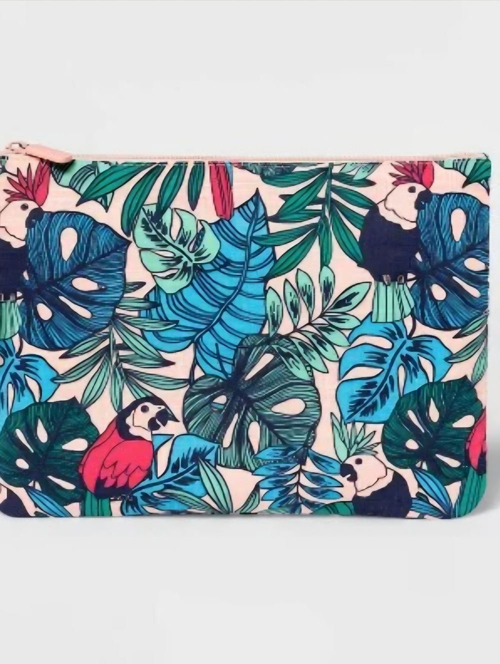 Sun Squad Wet / Dry Bag Pink Tropical Oversized Beach Bag Pouch Accessories
